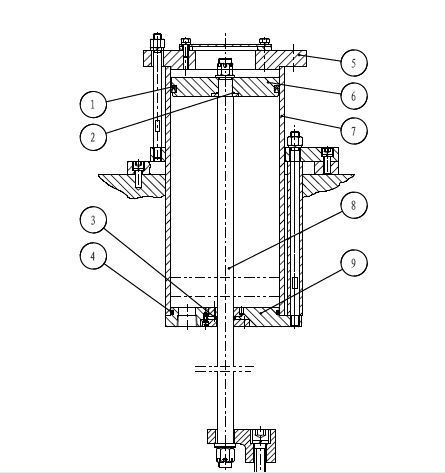 沖床平衡缸結(jié)構(gòu)